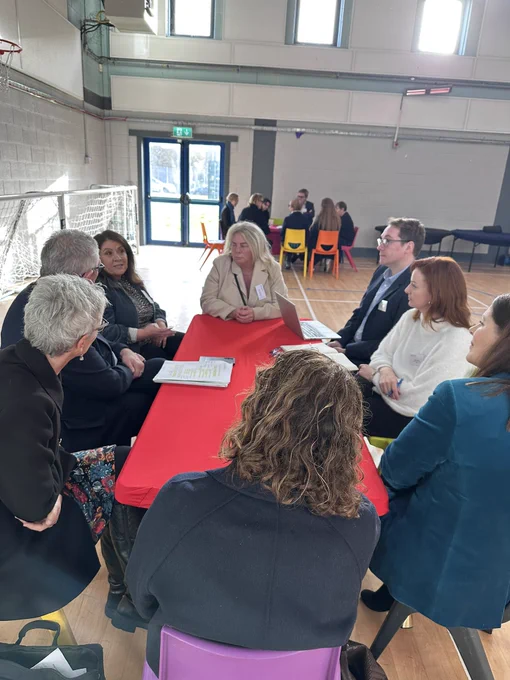 Breakout group at event in limerick