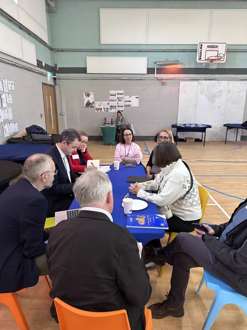 Breakout group at event in limerick