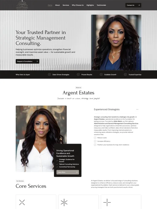 𝗖𝗮𝘀𝗲 𝗦𝘁𝘂𝗱𝘆: 𝗪𝗲𝗯𝗖𝗼𝗱𝗶𝗻𝗴 𝗕𝗗 — 𝗘𝗻𝗵𝗮𝗻𝗰𝗶𝗻𝗴 𝗔𝗿𝗴𝗲𝗻𝘁 𝗖𝗼𝗻𝘀𝘂𝗹𝘁𝗶𝗻𝗴

Argent Consulting helps businesses optimize operations, cut costs, manage assets, and improve financial oversight. 
https://argentconsulting.org/

𝗖𝗹𝗶𝗲𝗻𝘁 𝗿𝗲𝗾𝘂𝗶𝗿𝗲𝗺𝗲𝗻𝘁: Argent needed a clean, professional website to reflect their consulting services and attract clients.

𝗣𝗿𝗼𝗯𝗹𝗲𝗺: Their site lacked modern design, smooth navigation, and strong SEO — making it hard for potential clients to find them online or trust their brand.

𝗢𝘂𝗿 𝘀𝗼𝗹𝘂𝘁𝗶𝗼𝗻 (𝗪𝗲𝗯𝗖𝗼𝗱𝗶𝗻𝗴 𝗕𝗗): We redesign the website — improving layout, navigation, page speed, mobile-friendliness, and SEO-optimized content.

𝗜𝗳 𝘆𝗼𝘂 𝗻𝗲𝗲𝗱 𝘁𝗵𝗶𝘀 𝗸𝗶𝗻𝗱 𝗼𝗳 𝘀𝗲𝗿𝘃𝗶𝗰𝗲, 𝗳𝗲𝗲𝗹 𝗳𝗿𝗲𝗲 𝘁𝗼 𝗰𝗼𝗻𝘁𝗮𝗰𝘁 𝗺𝗲 𝗼𝗿 𝗵𝗶𝗿𝗲 𝗺𝗲 𝗵𝗲𝗿𝗲: 

#WebDevelopment #BusinessConsulting #WebsiteRedesign #SEOServices #WebCodingBD