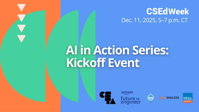 AI in Action Series: Kickoff Event.
Dec. 11, 2025, 5–7 p.m. CT