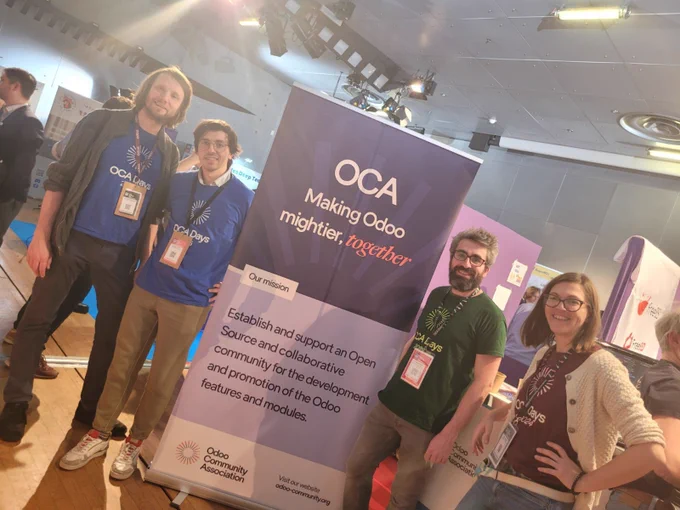 The OCA Team at the Open Source Experience in Paris on December 10, 2025