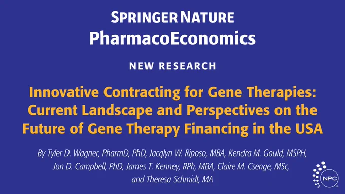 New research from the National Pharmaceutical Council (NPC) supports consistent and equitable patient access to gene therapies. 