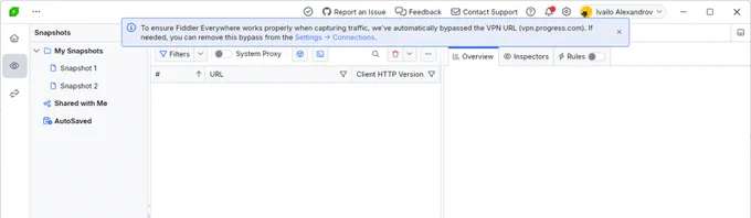 Q4 release screengrab: Detect Cisco VPN