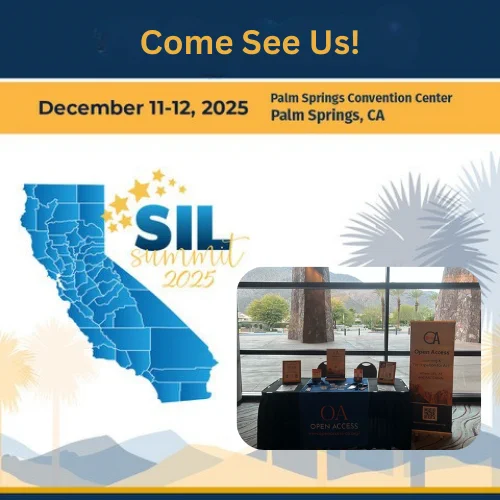 Promotional flyer for the SIL Summit 2025 in Palm Springs, CA.