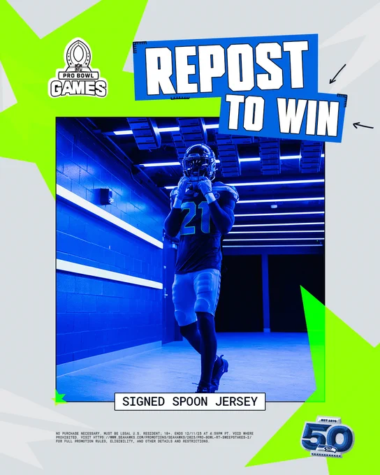 Repost to win a signed Devon Witherspoon Jersey