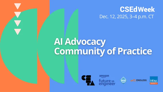 AI Advocacy Community of Practice.
Dec. 12, 2025, 3–4 p.m. CT