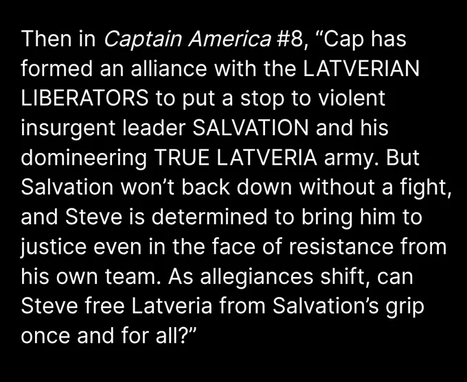 • 'Captain America' (2025) #8 Synopsis.