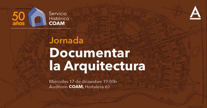 Con esta jornada se inaugura la exposición Documentar la arquitectura. 50 años del Servicio Histórico del COAM, un recorrido por la evolución y el legado documental que ha dado forma a la memoria arquitectónica del Colegio Oficial de Arquitectos de Madrid.