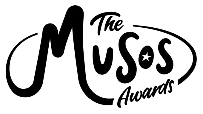 The Musos Awards logo. Indie Rock n Roll show, party & awards ceremony