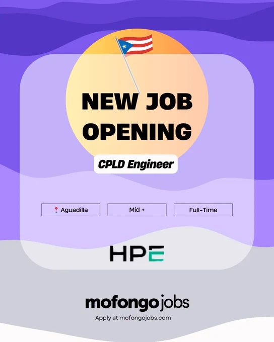 ¡Atención ingenier@s en PR! Hewlett Packard Enterprise (HPE) está buscando un(a) CPLD Engineer en Aguadilla — si te gusta trabajar con hardware, FPGA/CPLD, electrónica y te gusta colaborar con equipos técnicos, este es tu chance