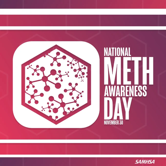 National Meth Awareness Day. November 30