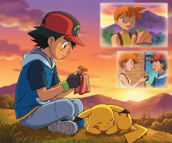 Pokeshipping Ash&Misty SatoKasu 

