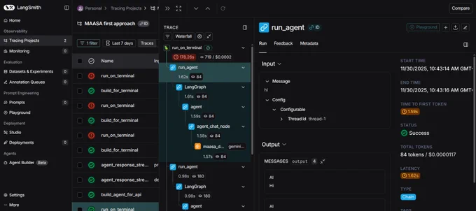 langsmith screenshot