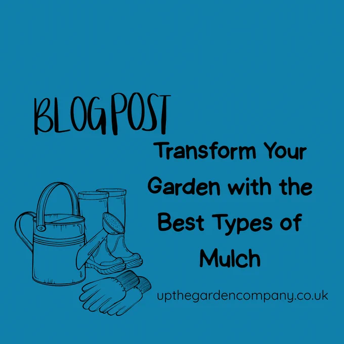 Blog Post.  Transform your garden with the best types of mulch.  upthegardencompany.co.uk