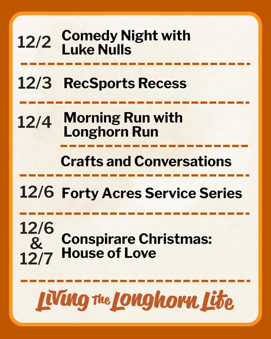 Finals events in the Division of Student Affairs, 12/1-12/15