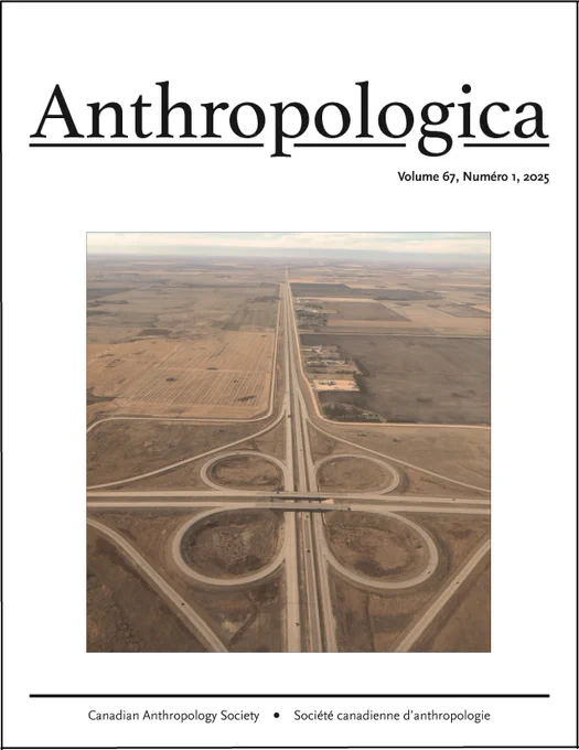 Cover of Anthropologica 67(1).  