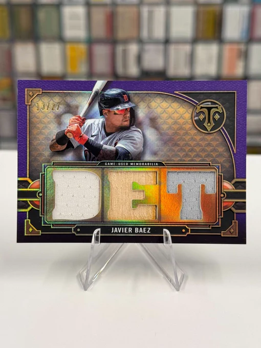 2022 Topps Triple Threads Relic Card
Javier Báez, Detroit Tigers (13/27)