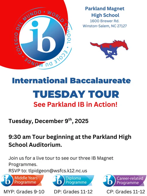 Magnet Tours Parkland IB Dec 9
