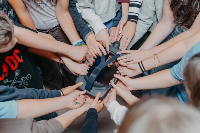 If we want to change how people see disability, we should start early.

Twenty sixth-graders walked into our Cluj office recently. They tried navigating blindfolded with the white cane. They tested the .lumen glasses. They asked questions we'd never heard before.

Empathy only needs a moment. 
