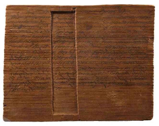 A woorden Roman inked tablet