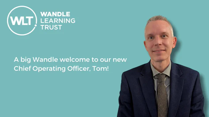 Photo of Wandle Learning Trust's new Chief Operating Officer Tom Webster 