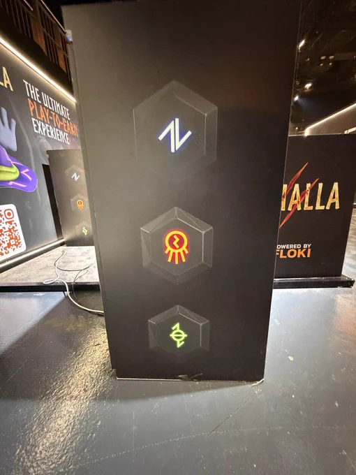 Valhalla P2E booth at Binance Blockchain Week