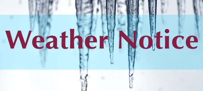 Weather notice