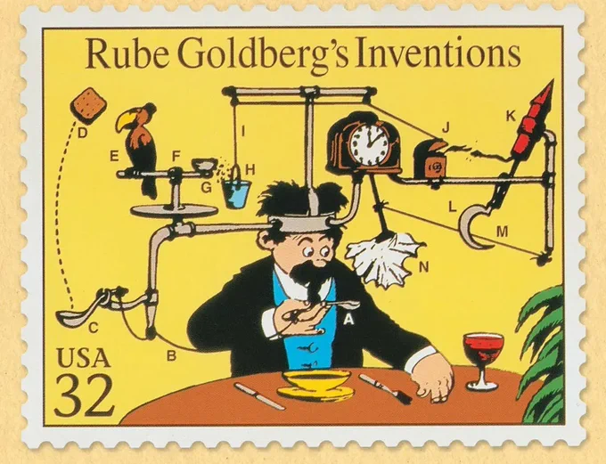 David Regalado "Rube Goldberg's inventions" "KISSing the Data Architecture" @thecodemancer_