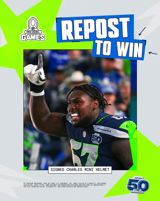 Repost to Win a signed Charles Cross Mini Helmet