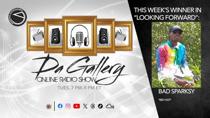 #Congratulations to this week's winner in #LOOKINGFORWARD, @BadSparksy. 

Submit your #music to be played on air.

Join @DaGalleryShow with @BenyaminBMB every Tues at 7 PM to 9 PM ET on @Caribbean_Jam #Radio

http://facebook.com/DaGalleryShow/ http://youtube.com/DaGallery