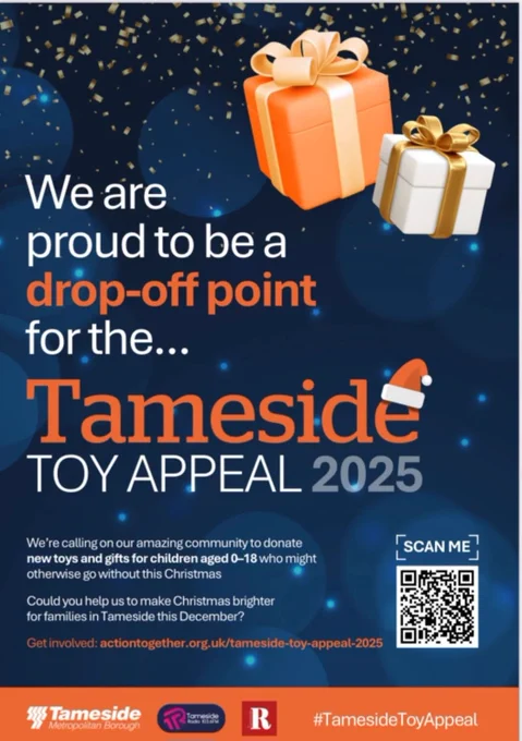Tameside Toy Appeal poster