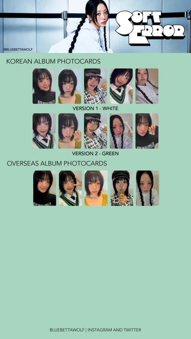 Yves "I Did" Album Photocards Template - Last Updated: 2025.12.02 - Korean   Overseass Album Photocards