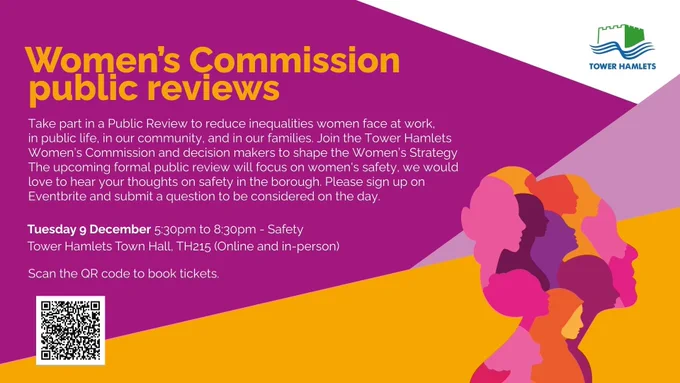 Poster promoting the upcoming public review