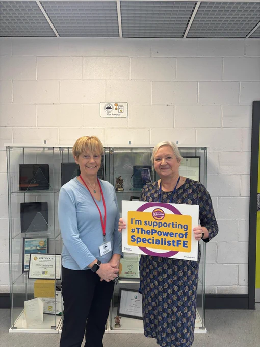 Clare Howard at Rotherham Opportunities College