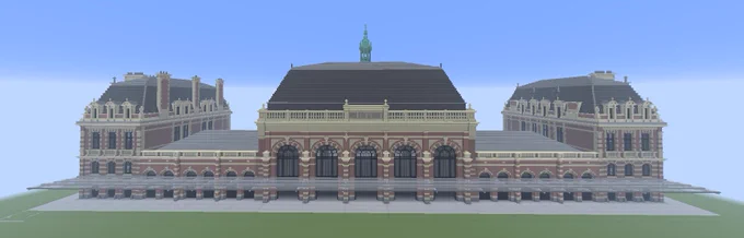 Façade arrière de la gare