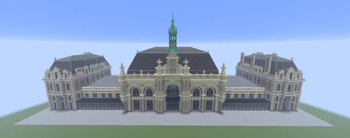 Façade avant de la gare