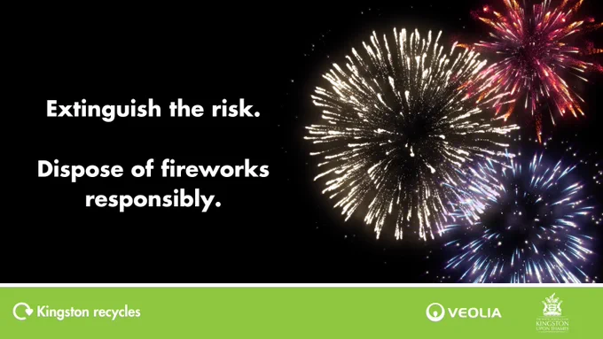 Dispose fireworks responsibly