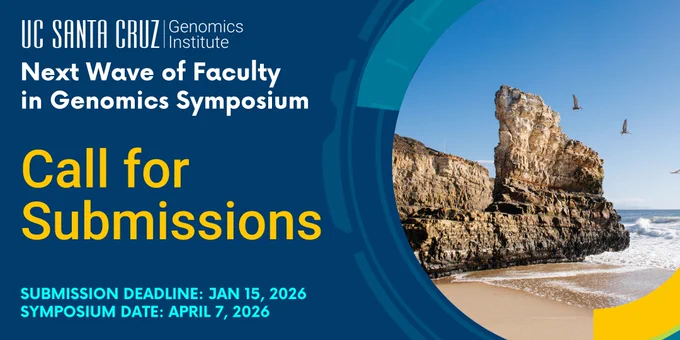 Next Wave of Faculty in Genomics Symposium Now open for applications for 2026. Submission Deadline Jan 15, 2026, Symposium Date April 7, 2026