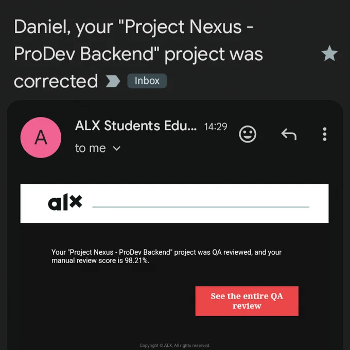 Working with ALX Nigeria as the Software Engineering Learner Coordinator   my ALX ProDev Backend program.
