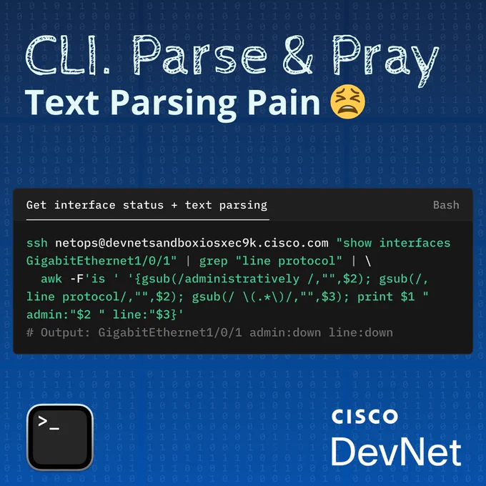 CLI Parse & Pray. Text Parsing Pain