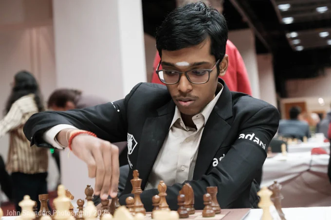 Rameshbabu Praggnanandhaa (India), world ranked no. 7 (December 2025)