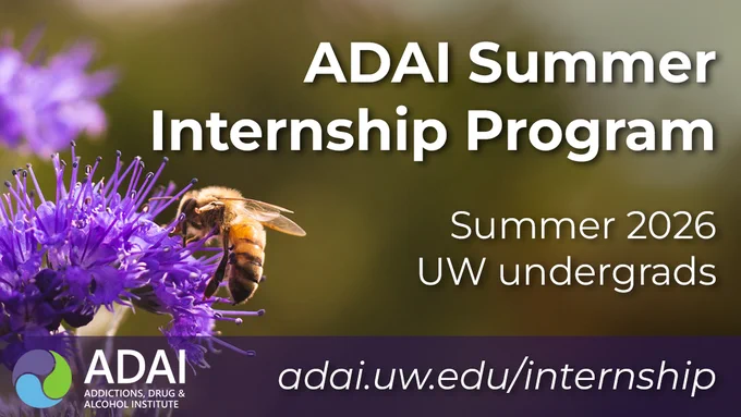 ADAI Summer Internship Program, Summer 2026, UW undergrads, adai.uw.edu/internship