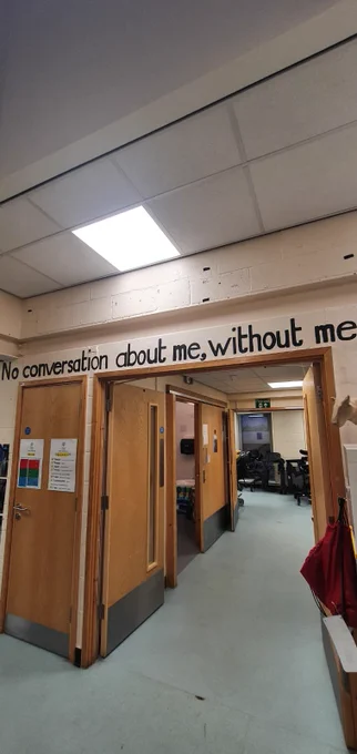 'No conversation about me, without me.'