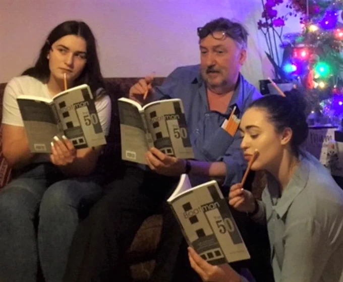 The Buddha of Buda enjoys Boatman – the first 50 in the company of his nieces at Christmas – just one of two books of fiendish puzzles and the stories behind them