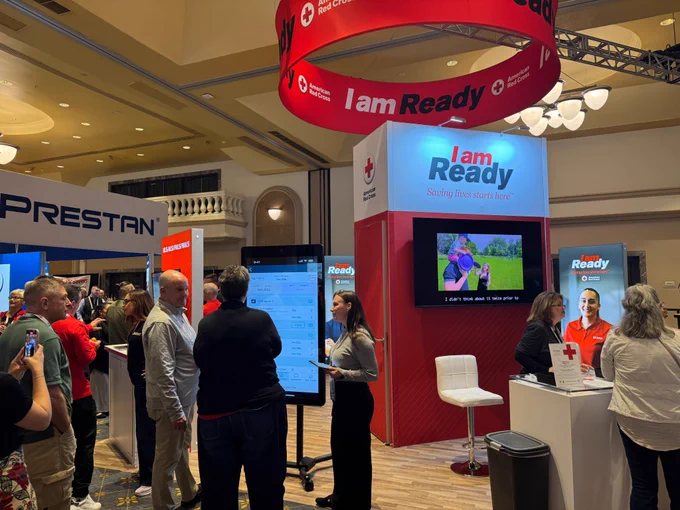 Redivus Health in the American Red Cross booth 201 at CASSummit