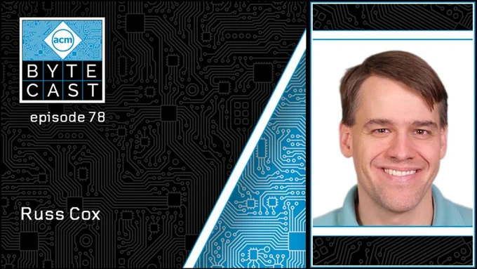 Russ Cox ByteCast Graphic