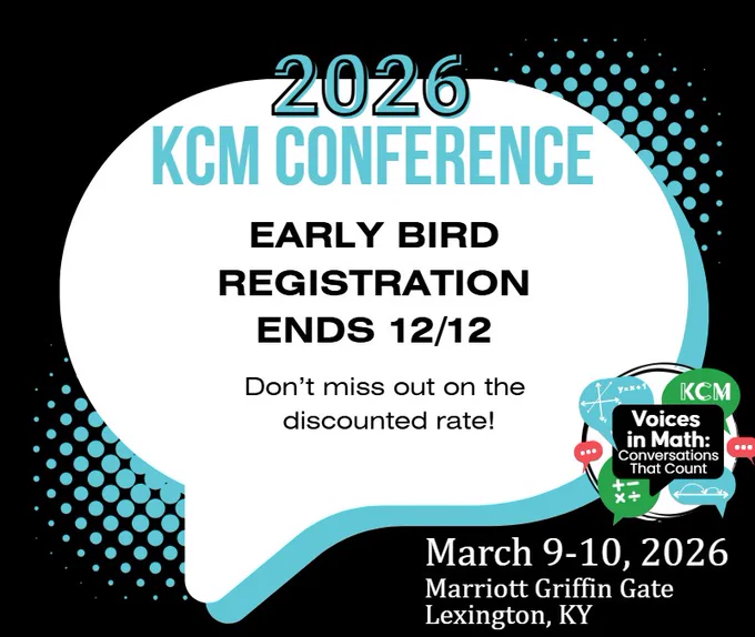 Announcement flyer:

2026 KCM Conference Early Bird Registration ends 12/12.
Don't miss out!
March 9-10, 2026
Marriott Griffin Gate
Lexington, Kentucky