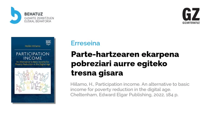 Parte-hartzearen ekarpena pobreziari aurre egiteko tresna gisara. Erreseina