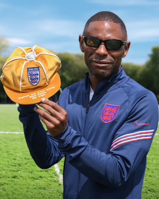 Darren Harris in England gear.