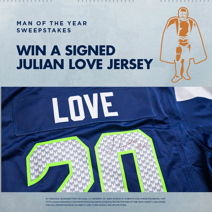 WPMOY Challenge Julian Love Sweepstakes